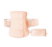 Pancera post parto Cintura modellante for la vita, cintura modellante for la pancia, fascia elastica for il contorno del corpo, cintura for la pancia post-parto(Beige set,M)