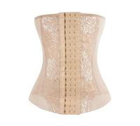 Pancera post parto Corsetto in rete ricamato, modellante for la vita, cinture for il controllo della pancia e del rassodamento delle donne(Nude,XL)