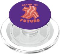 Pancetta Il mio futuro Carino Ottimista Cibo Pun Amante PopSockets PopGrip per MagSafe