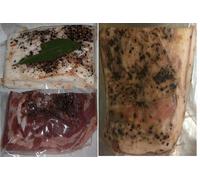 pancetta tesa + LARDO + GUANCIALE ( sicilia che gusto ) tranci 3 X 500 g circa