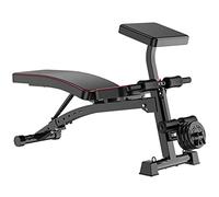 Panche con manubri, sgabello multifunzionale con manubri, sedia professionale per fitness domestico, sgabello per sit-up e distensioni su panca, sedia romana regolabile