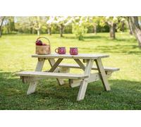 Panche e tavolo PICNIC MINI cm.90x90 per angolo gioco bambini