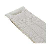 Panche portaoggetti, scarpiera, Cuscino Lungo in Lino e Cotone, Comodo ed Elegante Cuscino per Seduta per Uso Interno ed Esterno, Design a Righe Beige, Ottimo Come fasciatoio o Com