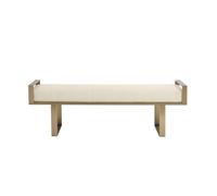 Panche punta letto Panca ai piedi del letto in pelliccia sintetica con gambe in metallo dorato, panca da ingresso imbottita for soggiorno, camera da letto, ingresso Decorativo(120*35*45cm)
