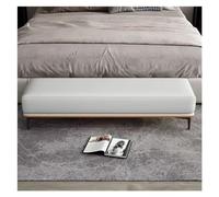 Panche punta letto Panca for camera da letto, panca da ingresso in pelle PU, sgabello da letto imbottito con gambe in metallo, for soggiorno, foyer, sala da pranzo, camere da letto Decorativo(120*50*4