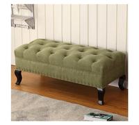 Panche punta letto Panca imbottita, poggiapiedi rettangolare contemporaneo | for ingresso, foyer, bagno, vanità, camera da letto | Mobili for la casa decorativi Decorativo(Green,150*45*40)