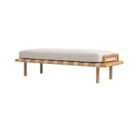 Panche punta letto Sgabello da camera da letto in legno massello nordico, sgabello da comodino, sgabello da ingresso, sgabello da soggiorno, sgabello da designer, panca lunga Decorativo(Grande)