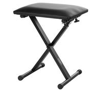 Panchetta per Pianoforte Tastiera Sgabello Panca Sedia Altezza Regolabile Nero