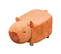 Panchetto per Seduta Bambini Sgabello a Forma di Capibara con Ruote