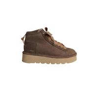 PANCHIC P003 Muse Polacchine Donna in Nabuk Marrone caffè Platform. numerazione dal 36 al 41
