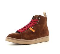 PANCHIC Polacchini Uomo Alti con Pelliccia P01M1400200006 D11E07 Ankle Boot Suede Taglia 40 Marrone
