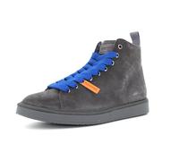 PANCHIC Polacchino da Uomo P01 Grigio in Suede con Lacci Blu - P01M007 00332001 - Taglia 40