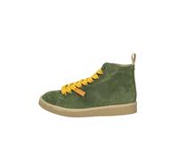PANCHIC Polacchino P01 in Camoscio Foderato Eco 42, Militare/Giallo