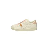 PANCHIC Scarpa Allacciata Donna in Pelle P01 Ivory Powder Pink Bianco, 38