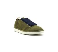PANCHIC Sneakers Uomo Modello Lace-Up firmate Verde, Scarpe da Ginnastica con Una Calzata Regolare in Pelle Scamosciata dal n° 40 al 44 con Lacci a Contrasto