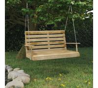 vidaXL Panchina a Dondolo 110 cm in Legno di Pino Impregnato