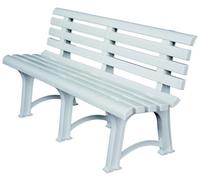 PANCHINA ATENA in polipropilene bianca cm. 149X51X73H arredo giardino