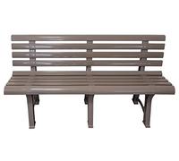Panchina Atena Tortora in Resina, Dimensioni: 73x150x51 cm