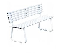 Panchina Da Esterno Ad Alta Capacità, Panchina Da Parco Ecologica, Design Ergonomico, Adatta Per Giardini/Comunità/Prati(White,Style A)