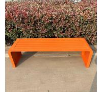 Panchina da esterno in metallo nero per giardino portico e parco, elegante piccola panchina da patio per uso esterno, perfetta per spazi esterni, parchi e cortili