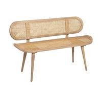 Panchina da esterno Panca for interni ed esterni, panca da patio for 2 persone con struttura in legno, sedia for il tempo libero da giardino con portico anteriore con schienale Panca da giardino(120x5