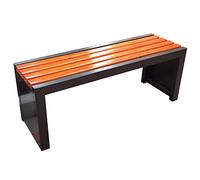 Panchina da giardino a 2 posti, resistente alle intemperie, in legno e metallo, per giardino, balcone, terrazza, supporta 220 kg, 17 colori disponibili (1,5 m)