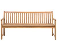 Panchina da Giardino in Legno di Acacia Chiaro a Doghe 120 cm Vivara