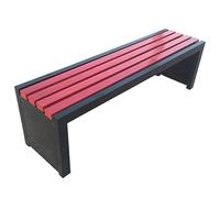 Panchina da giardino in legno e metallo resistente alle intemperie, a 2 posti, per balcone e terrazza, può contenere fino a 220 kg, lunghezza 1,2 m, disponibile in 17 colori, mobili da esterno