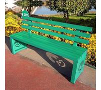 Panchina Da Giardino In Metallo For Esterni, Panchine Da Esterno Resistenti Alle Intemperie Con Schienale, Panca Da Patio For Parco Esterno, Cortile, Picnic, Cortile, Veranda Anteriore(Verde,150cm)