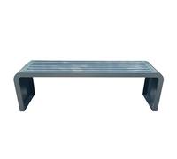 Panchina da giardino in metallo, resistente alle intemperie, 100/120/150/180 cm, per tutte le stagioni, per veranda, cortile e terrazza, elegante e