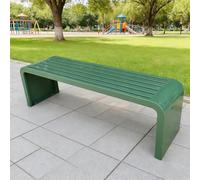 Panchina da Giardino Panca, Senza Schienale Panchina Esterno A 3 Posti Esterno Resistente Alle Intemperie Per Giardino Patio Portico Parco - Larghezza Seduta 40 Cm (15 Pollici) Army 70.9*15.7*33.46“