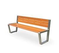 Panchina da Giardino per Esterni Sedia da Parco for Esterni Cortile for Esterni Doppio Riposo Sedile for Comunità Tempo Libero Schienale in Ferro Battuto Sedia Lunga Panca for Esterni Panchina da Parc