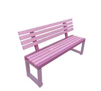 Panchina da Giardino per Esterni Sedia da parco interamente in legno massello, semplice panca da esterno con schienale, adatta for terrazza e giardini a bordo piscina Panchina da Parco Panchine da Est