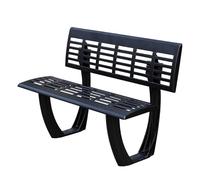 Panchina da Giardino per Esterni Sedia da parco speciale in alluminio pressofuso Panchina da strada pedonale for esterni Sedia da giardino con schienale quadrato Panchina da Parco Panchine da Esterno