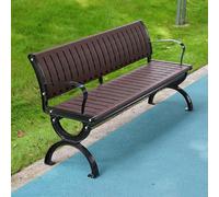 Panchina da giardino per tutte le condizioni atmosferiche, 119/59/170,8 cm, per 2 3 persone, in polipropilene resistente, per cortile, veranda, prato, balcone e cortile (180 cm)