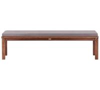Panchina da Giardino Rustica in Solido Legno di Eucalipto Naturale 170 cm