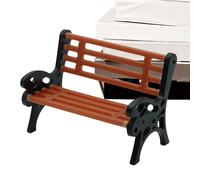 Panchina da parco modello 1:75 Park Street Seats - Piccola decorazione da giardino, mobili per casa delle bambole, modello di layout per il