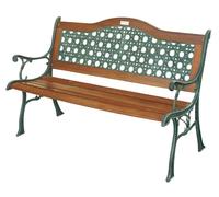 PANCHINA GHISA RATTAN ARC CM.L126 x P60 PANCHINE ARREDO GIARDINO