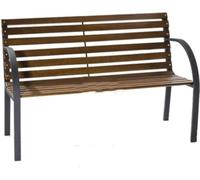 Panchina in ghisa con doghe legno New York cm 120x62x82 h