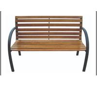 PANCHINA IN GHISA e LEGNO "ORACLE" PAPILLON 122x60xH80