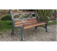 PANCHINA IN GHISA HOUSTON CM. 131x65x71H ARREDO GIARDINO ESTERNO