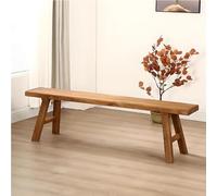 Panchina in legno per ingresso, angolo cucina, corridoio o fine letto, design rustico stretto