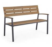 Panchina Isak Antracite in Alluminio