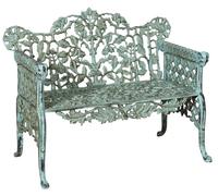 Panchina Liberty in ghisa finitura anticata Molto robusta, stabile Offerta