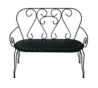 Panchina Metallo Antracite 105x48 cm ESTERNO GIARDINO PISCINA VERANDA