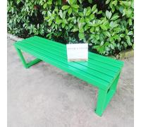 Panchina moderna a doghe per esterni per patio e cortile, sedile decorativo da giardino in stile vintage per la casa