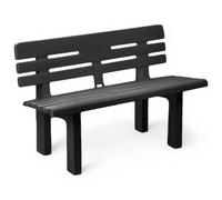 Panchina per esterno in polipropilene 110x52xH71 cm Genziana