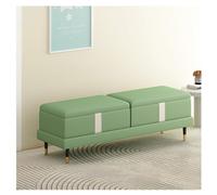 Panchina per finestra Panca portaoggetti - Ottomana for la camera da letto ai piedi del letto, panca moderna in ecopelle for i piedi del letto, panca imbottita con gambe dorate Panche ai lati del lett