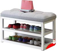 Panchina per scarpe di ingresso Fine da panca del banco da letto Panchina di scarpe ingressi Raccolto minimalista nordico, sgabello che cambia scarpa da portico ha un cuscino morbido, scaffale di