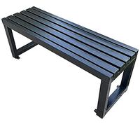 Panchine da giardino, panchine da giardino, panchine da parco, divani per conversazioni all'aperto, panchine da giardino da terrazza, panchine da giardino a 2-3 posti, sedie in metallo (nero senza